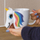 Filxhan Thumbs Up që ndërron ngjyrë, 300ml, Unicorn, shumëngjyrësh