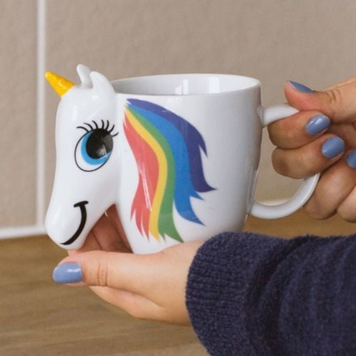 Filxhan Thumbs Up që ndërron ngjyrë, 300ml, Unicorn, shumëngjyrësh