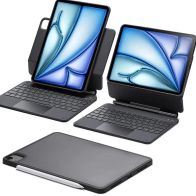 Mbrojtëse me tastierë ESR Rebound Magnetic 360, për iPad Pro 11" (M5) 2025, iPad Pro 11" (M4) 2024, e zezë