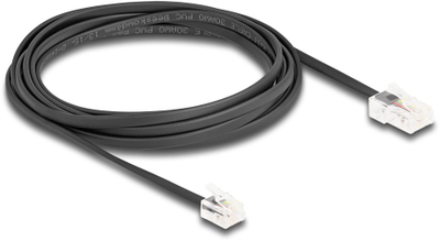 Kabllo telefonike DeLOCK RJ45 në RJ11, 3 m, e zezë
