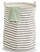 Koshë rrobash Zeller Stripes, material kanavace, palosës, gri