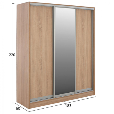 Dollap  rrëshqitës Sonama 183×60×220 cm (HM2461.01)
