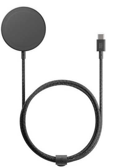 Karikues wireless magnetik Native Union SnapStand, Qi2, me kickstand, i zi