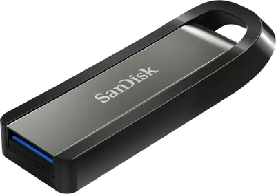 USB SanDisk Extreme Go 3.2, 128GB, metal, e zezë