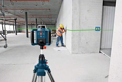 Laser rrotullues Bosch GRL 300 HVG Professional, 300 m, vetënivelues, jeshil