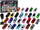 Set lodrash LEAN Toys Police, 30 makina sportive, shumëngjyrëshe