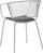 Set karrigesh ngrënie RIGBY Metal, 2 copë, metal, argjendtë