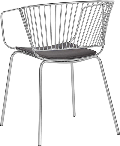 Set karrigesh ngrënie RIGBY Metal, 2 copë, metal, argjendtë