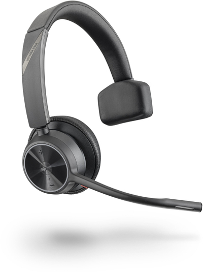 Kufje Bluetooth Poly Voyager 4310 UC V4310 M, mono, me mikrofon, të zeza
