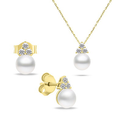 Set qafore + vathë Brilio Silver SET228Y