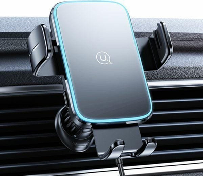 Mbajtëse telefoni për makinë Ugreen, karikim wireless, kapje te ventili i ajrit, e zezë