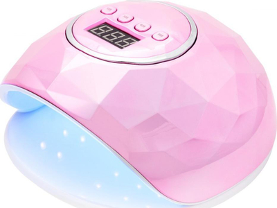 Lampë për thonj Activeshop Shiny, 86W, UV LED, rozë perlë