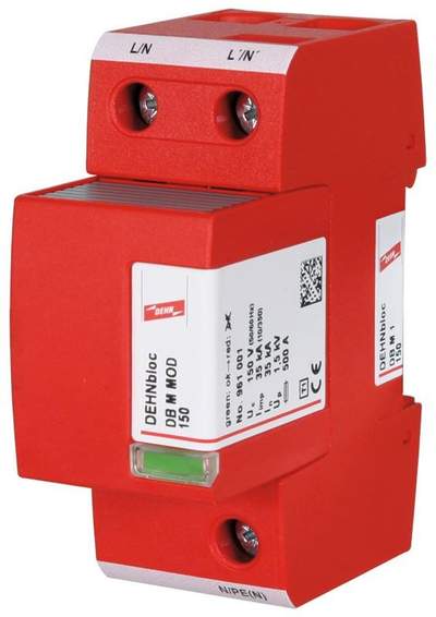 Mbrojtës nga mbitensioni Dehn Dehnbloc M1, 255V AC, 1-polësh, gri