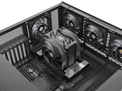 Ftohës CPU Thermaltake WAir Dual Tower, për Intel dhe AMD, ajror, i zi