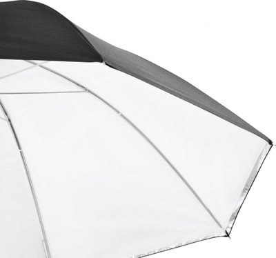 Студио чадор Walimex Pro 2in1, 109 cm, рефлектирачки и дифузен, бел црн