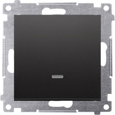 Buton momental KONTAKT-SIMON Simon 54 DP1L.01/49, LED blu, 10AX 250V, i zi mat