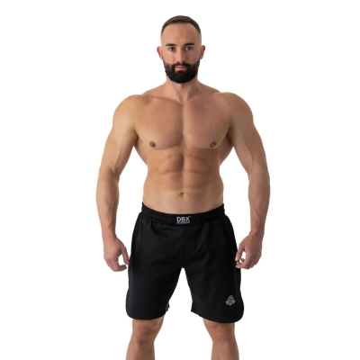 Кратки панталони за тренинг Bushido Black MMA Training, полиестер, црни