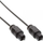 Kabllo optike audio InLine Toslink - Toslink, 0.5m, e zezë