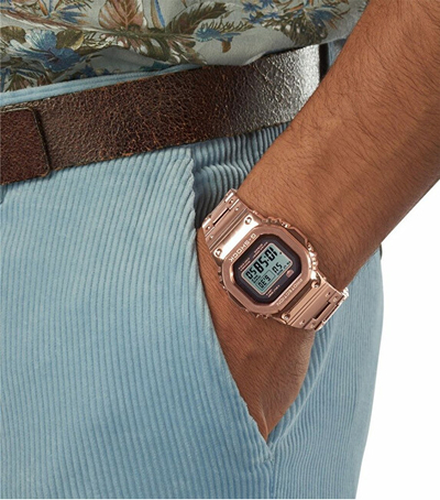 Orë dore për meshkuj Casio G-Shock GMW-B5000GD-4ER (642), rozë e artë