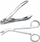 Set për prerje thonjsh, gërshërë dhe clipper, inox, ngjyrë argjendtë