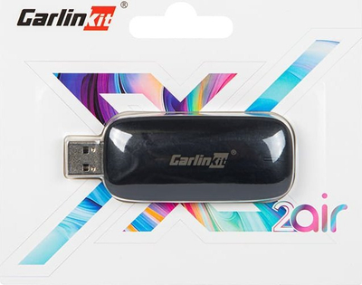 Adapter për makinë Carlinkit Mini SE X2 Air, Android Auto dhe CarPlay wireless, USB A, i zi