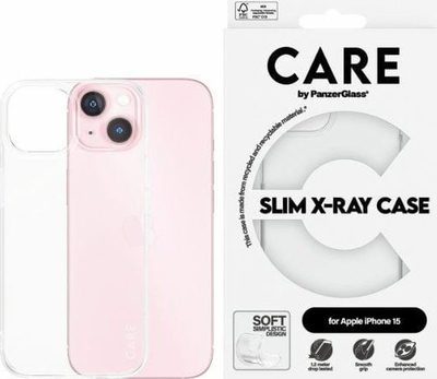 Këllëf telefoni Slim X-Ray Case për Apple iPhone 15, i hollë, i butë, transparent