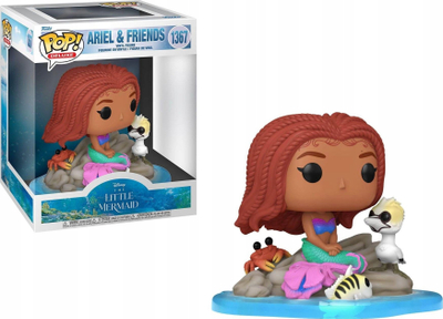 Figurë koleksionuese Funko POP Deluxe Ariel me shoqni, The Little Mermaid Live Action, 10cm, shumëngjyrëshe