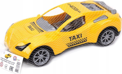Makinë lodër Siku Sports Taxi, plastike, për kalamaj 3+, e verdhë