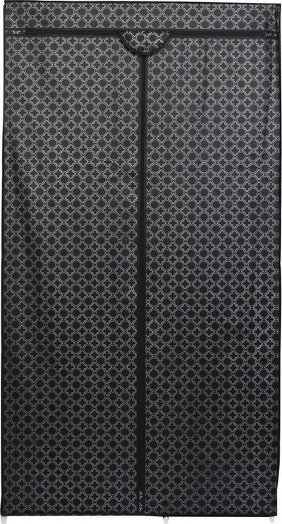 Dolap tekstil Saska Garden Ornament, 90x45x170 cm, me zinxhir, i zi