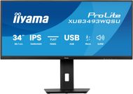 Monitor Iiyama ProLite XUB3493WQSU-B6, 34", UWQHD, i zi