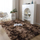 Tapet Strado Rug Ombre Shaggy, 60x120 cm, efekt ombre, kafe