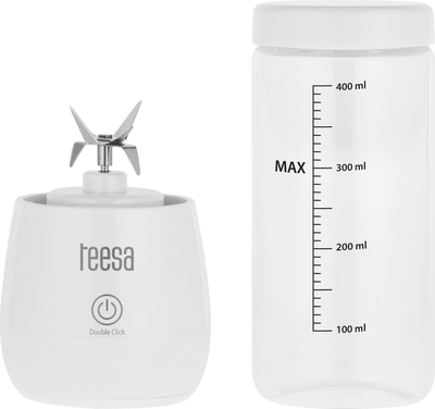 Blender personal Teesa TSA3543, 450ml, wireless, i bardhë