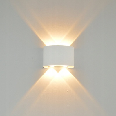 Lampë muri Italux Ortelo OWL-6650-2-WH-3K, LED 4W, 3000K, e bardhë