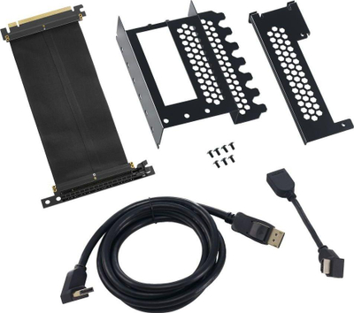 Вертикален држач за графичка картичка CableMod CM-VPB-HDK-R, PCIe x16 рисер, црн