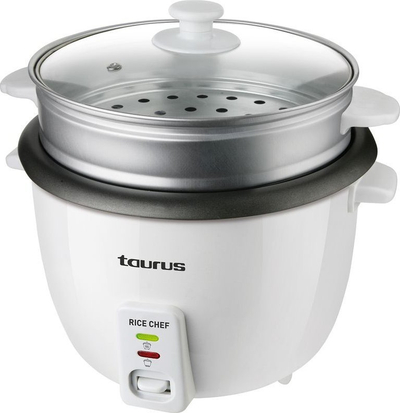Tenxhere orizi Taurus Rice Chef 968934000, 1.8L, 700W, e bardhë