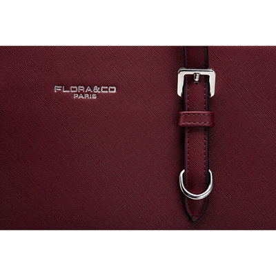 Çantë dore Flora & Co mFC0234, e kuqe e errët