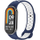 Rrip silikoni Eternico Sporty për Xiaomi Smart Band 8 9, i shpuar, i rregullueshëm, ngjyrë aqua blu me të bardhë