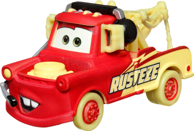 Метална играчка автомобил Disney Pixar Cars Night Racing, свети во темно, повеќебоен