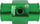 Adapter sensor temperature uji Depo 36mm, 1/8 NPT, metalik