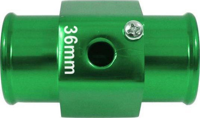 Adapter sensor temperature uji Depo 36mm, 1/8 NPT, metalik