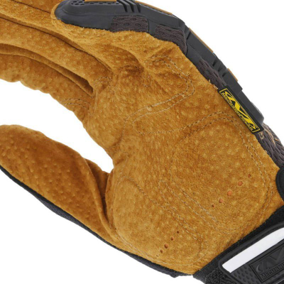 Doreza pune Mechanix Wear M-Pact Leather, Durahide, TrekDry, Black Coyote XXL