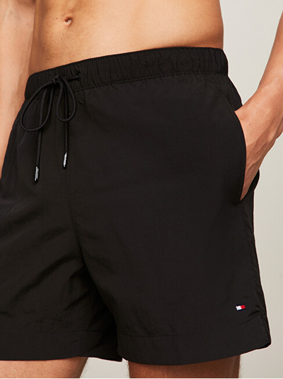 Shorce noti Tommy Hilfiger Drawstring, të zeza