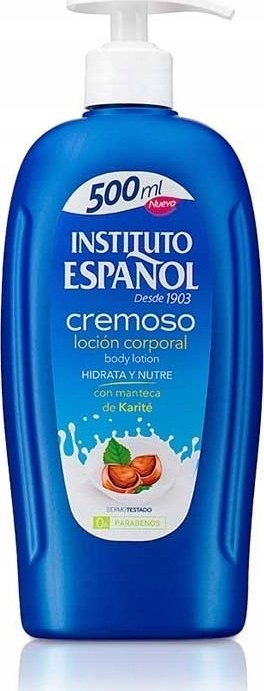Locion trupi Instituto Español kremoze me gjalp shea, për lëkurë të thatë, 500 ml