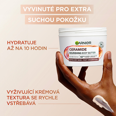 Gjalpë për trup Garnier Ceramide Nourishing Body Butter, 380 ml