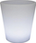 Vazo që ndriçon Eurotrail LED Round, e rikarikushme, 38 cm, e bardhë