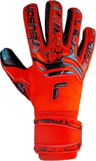 Doreza portjeri Reusch Attrakt Gold XM 5370945 3333, Grip Gold X, Evolution Negative, të kuqe