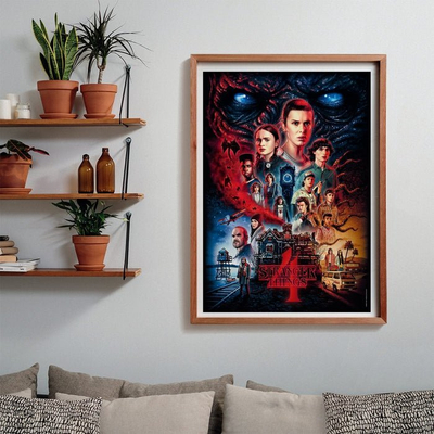 Puzzle Clementoni Stranger Things Sezoni 4, 1000 copa, 70 x 50 cm, me ngjyra