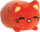 Lodër plushe Aurora Tasty Peach Thai Tea Meowchi, 18 cm, mace, portokalli e kuqërremtë