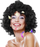 Paruke Mega Afro Wig, stil afro, gjatësi 30 cm, e zezë