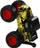 Makina lodër LeanToys Vehicle Car, mekanizëm friksioni, off road, e zezë